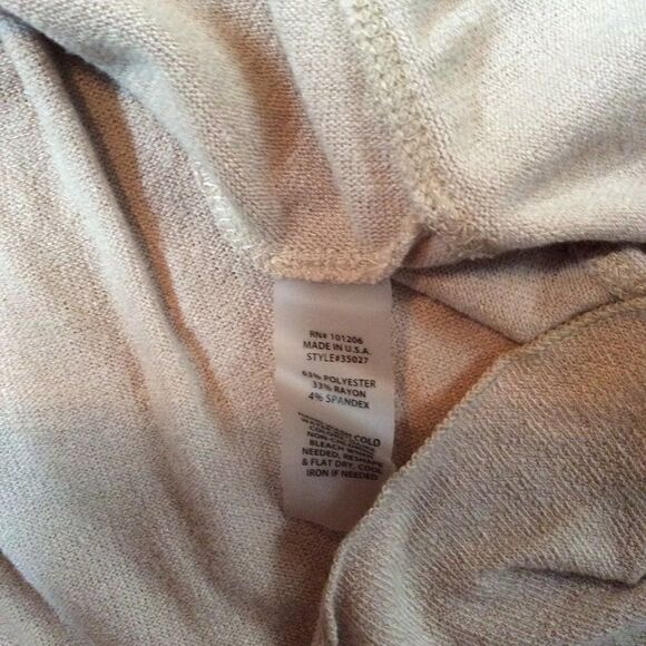 SOFT SURROUNDINGS OFF SHOULDER KNIT TOP! EUC! PM - Picture 7 of 8